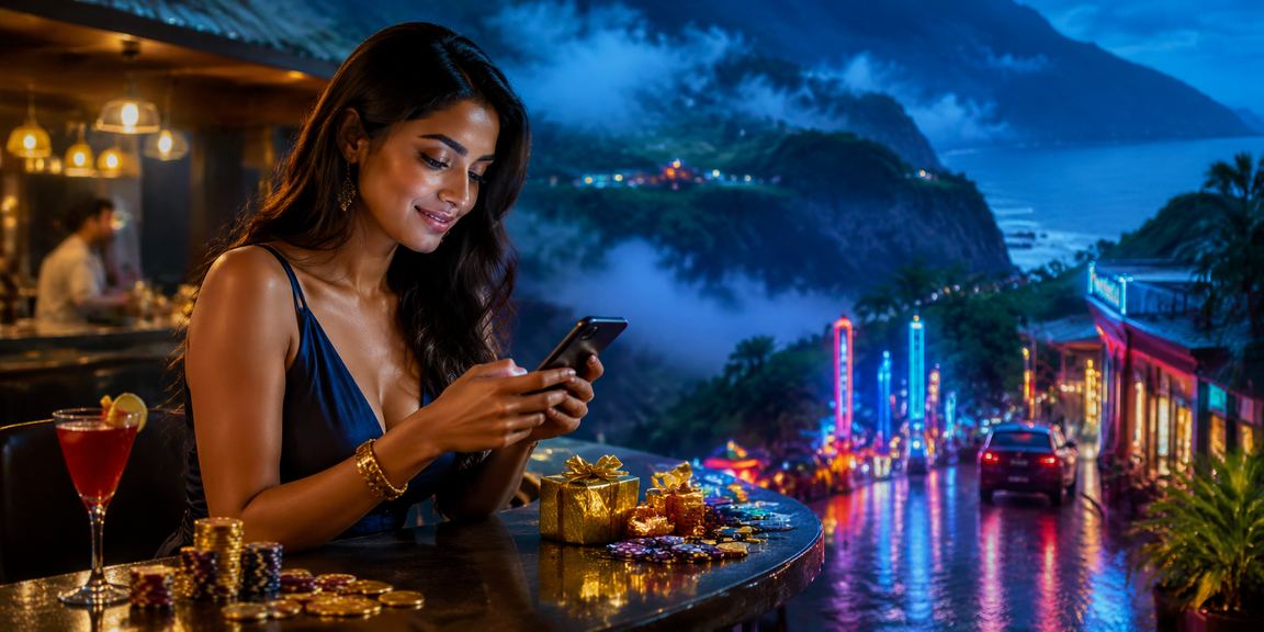 Celebrating VIP bonuses under the neon lights of Bandarban