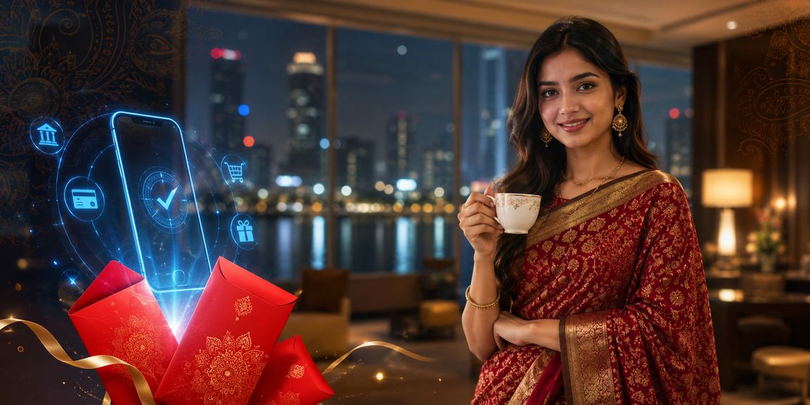 ঢাকায় বাংলাদেশি মডেল লাল খামে বোনাস পুরস্কার পাচ্ছেন