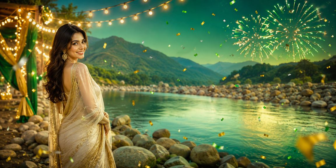 A saree-clad user enjoying the VIP bonus experience in Sylhet
